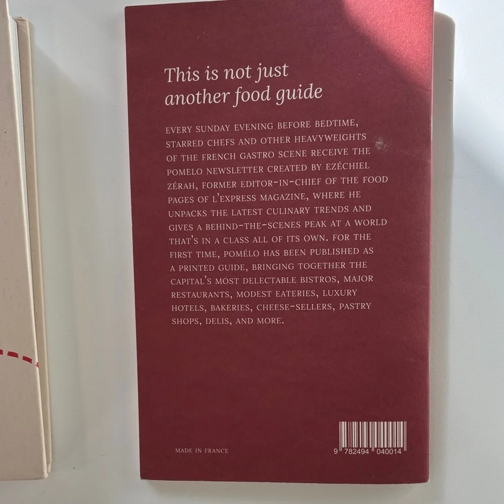 Katie Quinn Cheese Wine and Bread & 99 Must‎ Eats Paris Book Set Tan Red OS